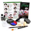 Halloween Joker/Clown Makeup, Complete Joker/Clown Makeup Kit Face Paint SFX Character Set, Professional Joker Make Up Kits for Art Costume, Dress-Up Party, Cosplay, Stage & Film (Joker/Clown SFX Makeup Kit)