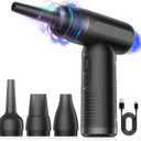 Compressed air Duster4 Gear Adjustable 100000RPM Electric air Duster, Cordless air Blower for Laptop, Keyboard, Electronics, Replaces Compressed Air Can