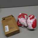 2 Pcs 6.5 FT Valentine's Day Garland Decorations Galentines 3D Red Velvet Heart Pom Poms Valentine Garland Pink White Fluffy Ball Pompoms Hanging Banners for Mantle Home Wedding Party Decor