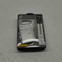 MAGEASY Designed for iPhone Air 6.5" Wallet Case with Crossbody Strap - Compatible with MagSafe Detachable Coin Purse & Card Slot, Leather Crossbody Lanyard, 16ft Drop Protection | Pouch M (Silver)