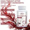 Astaxanthin 12mg Softgels, 120 Count for 4 Month Supply, Natural Antioxidant Supplement from AlgaeSoy Free, Easy to Swallow (01)