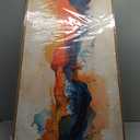 MHARTK66 Framed Abstract Wall Art for Living Room, Bright Modern Large Canvas Prints Paintings Artwork for Walls, Colorful Abstract Pictures for Hallway Stair Bedroom Office Wall Decor 24x48 In