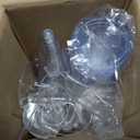 GuanQiao Plastic Champagne Flutes 40 Pack, 5.5 Oz Clear Disposable Plastic Champagne Glasses, Glasses Cups for Wedding Celebration Birthday Party 