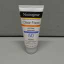 Neutrogena Clear Face Sunscreen Lotion for Acne-Prone Skin, Broad Spectrum SPF 50 Facial Sunscreen for Oily Skin, Oil-, Fragrance- & Oxybenzone-Free Water Resistant Sunscreen, 3 fl. oz