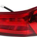 Tail Light Assembly Passenger Side Compatible with Maxima 2016 2017 2018 Taillight Rear Brake Lamp NI2805104 26550-4RA1A (Right)
