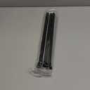 Small Tension Rod 16-38inch Black Tension Curtain Rod No Drilling Spring Rods for Windows Short Tension Rod Adjustable Curtain Rod for Windows,Door,Closet,Kitchen