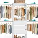 SONGMICS Closet System, Customizable Walk-In Closet Organizer System