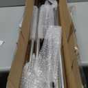 15 FT Telescoping Stainless Steel Purple Martin Bat House Pole Kit, Heavy Duty Adjustable 5-Section Pole Mount with Ground Socket, Bird Feeder Accessories for Outdoors (Silver)