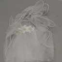 Girl's Two Layers Tulle First Communion Veils with Pearls for Wedding Prom Party Church Catholic Baptism (Ivory 2)