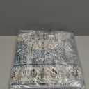 Uphome Boho Bathroom Rugs, Distressed Farmhouse Blue Bath Mat, Comfy Velvet Small Bath Rugs Non Slip Washable, Vintage Oriental Toilet Rug for Sink Shower Vanity, 20x32 inch