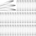 Therwen 64 Pieces Dinner Knives Set Stainless Steel Knife 8.43 Inches Silver Butter Knife Durable Table Knives Silverware for Home Restaurant Kitchen, Dishwasher Safe