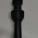 KENES Bathroom Vessel Sink Pop Up Drain Without Overflow Assembly, Lavatory Vanity Sink Drain Stopper, Anti-Clogging Drain Strainer, Matte Black, KE-P300A-2