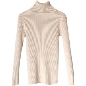 Thick Sweater Pullovers Women Long Sleeve Casual Warm Basic Turtleneck Sweater