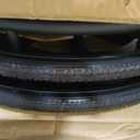 Wheelchair Wheel Replacement Parts 24 Inch, Wheelchair Wheel Replacement with Bearings and Hand Wheel, Non-Pneumatic Solid Wheelchair Rear Wheel (24 * 13/8)