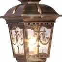 Outdoor Square Pillar Lights - Waterproof Aluminum Glass Modern Pillar Lights for Villa Garden Park Lighting