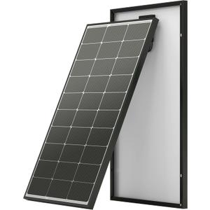JJN 100 Watt Solar Panel, N-Type 16BB High Efficiency 12 Volt Solar Panels