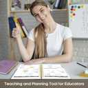 2 x Planner 2025-2026, Academic Year Weekly and Monthly Calendar Planner, July 2025 - June 2026, Spiral Bound School Planning Tool, Perfect for Teacher, Student, Woman & Men - A4 (8.5" x 11"), Purple