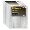 Filtrete Clean Living Basic Dust Filter, MPR 300, 16 x 25 x 1-Inches 5-Pack