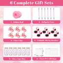 6 Sets Pink Bow Baby Shower Prizes Teen Party Favors for Guest, Standard