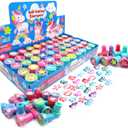 TINYMILLS 50 Pcs Unicorn Assorted Stampers for Kids Stocking Stuffer Party Favor Goodie Bag Prizes Classroom Rewards Pinata Filler Arts and Crafts for Kids Girls Birthday Party Favors