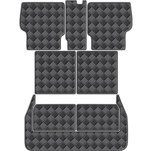 Cargo Mat for 2022-2024 Lexus LX600 7 Seats Trunk Mat & 2ND+3RD Row Rear Backrest Mat, All Weather Rear Cargo Liner Back Seat Cover Protector