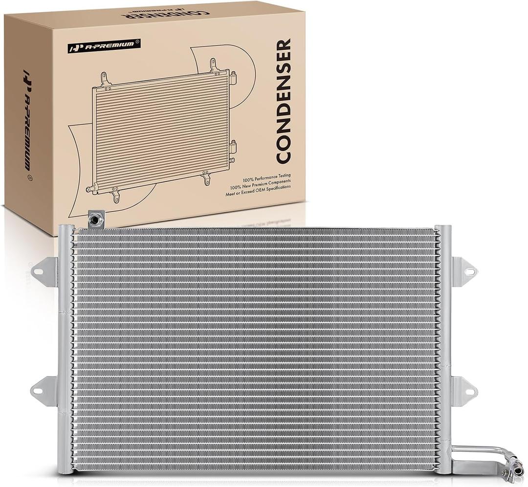 A-Premium Air Conditioning Condenser Compatible with Volkswagen