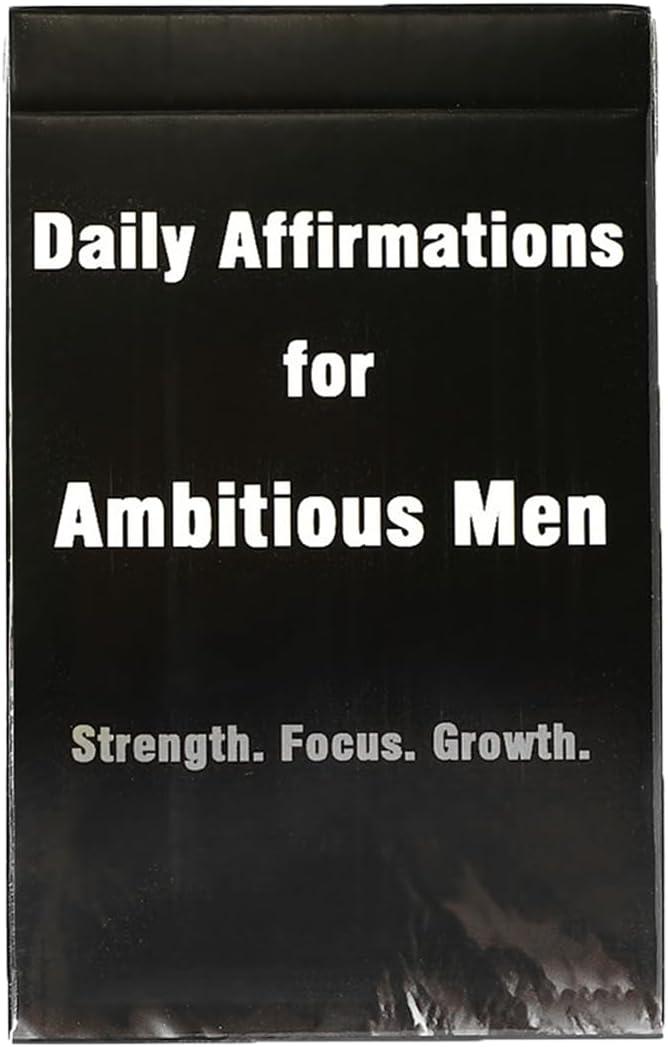 Daily Affirmation Cards for Men Unique Inspirational Gifts for Husband, Boyfriend, Son, Dad & Friends