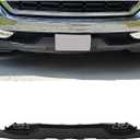 HECASA Front Bumper Lower Valance Compatible with 2016-2019 Chevrolet Chevy Silverado 1500 LD Replacement for 84029773, GM1015134C W/Tow Hooks Holes Air Dam Deflector PP Plastic Black