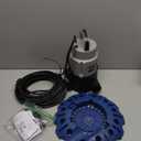 1/3HP Pool Cover Drain Water Pump with Automatic Sensor Switch 2520GPH High Flow Submersible Sump Pump with 25FT Power Cord Easy to Use for Pool Covers Ponds Rain Barrels Basements