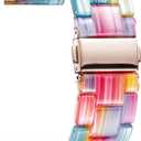 BINLUN Resin Watch Bands Replacement Watch Straps for Men Women 14 Colors Watchbands Lightweight 14mm Wrist Bands Fashion Skin-Friendly Smart Watch Bracelets