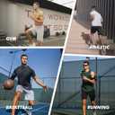 7 Pack Mens Athletic Shorts - Gym Basketball Running Workout Quick Dry Black Shorts with Pockets for Casual Performance (Large, 1-black/Dack Grey/Navy Blue/Light Grey/Royal Blue/Dark Green/Wine)