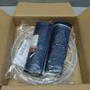 GOSO Blue Lamp Shades Set of 2,Faux Silk Lamp Shade Medium,111310 Inches Spider Drum Lampshades for Table Lamps and Floor Lamp Replace the Decorated Bedroom,Modern Living Room,Simple Assembly
