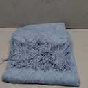 PAVILIA Dusty Blue Knit Throw Blanket for Couch Bed, Soft Knitted Farmhouse Sofa Throw for Living Room, Lightweight Decorative Summer Throw Blanket for Chair, Outdoor Textured Boho Blanket, 50x60