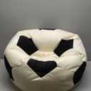 Big Joe Sports Ball Child-Sized Bean Bag Chair, Soccer Ball Plush, Soft Polyester, 2.5 feet (Single)