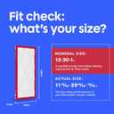 Filtrete 12x30x1 Air Filter, MERV 11, MPR 1000, Allergens & Pet Dander, 3-Month AC and Furnace Filters, Cleaner Air, Reliable Airflow, 4 HVAC Filters (Actual Size 11.81 x 29.81 x 0.81 in)