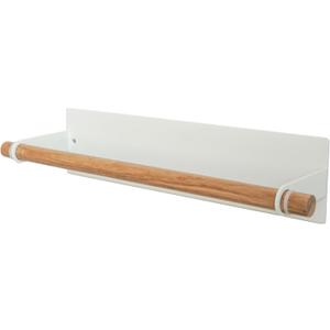 Yamazaki Home Tosca Magnetic Paper Towel Or Dish Towel Holder - Kitchen Storage - Dish Towel - Steel + Wood