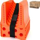 Kohree RV Sewer Hose Support 10FT, Bright Orange Heavy-Duty RV Sewer Support with Adjustable Design for Campers, Easy to Set Up, Help Dumping Quickly and Securely, Comes with Carrying Strap