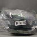 GUEGLSA Outdoor Waterproof Seat Cushions 14x14 inch, Non Slip Metal Chair Pad with Ties, U Shaped Chair Cushion for Kitchen Dining Patio Chair, Set of 2, Grey