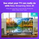 Roku Streaming Stick 4K - HDR & Dolby Vision Roku Streaming Device for TV with Voice Remote & Long-Range Wi-Fi - Free & Live TV