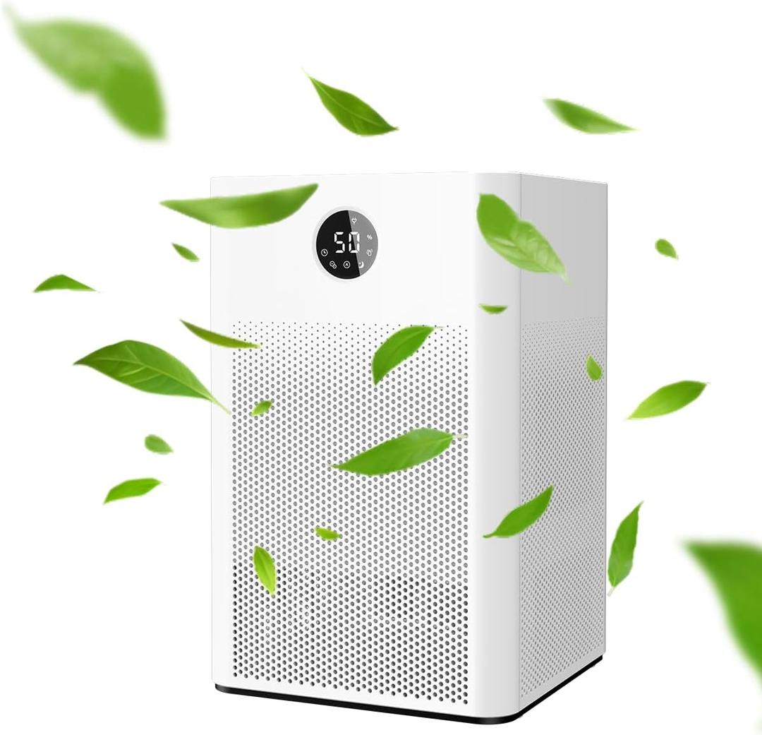 HD022 Small & Quiet Dehumidifier for Home Apartment, 1600 Sq. Ft, 101.45oz Water Tank Dehumidifiers for Bedroom Bathroom Basement Office Study Cloakroom