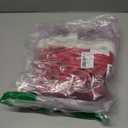 RSLOVE Women Christmas Lingerie Set 3 Piece Sexy Santa Babydoll Red Chemise with Belt and Cuffs (Small)