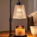 Innqoo Candle Warmer Lamp with Timer, Dimmable Candle Warmer for Jar Candles, Height Adjustable Wax Melts Warmer, Birthday Gifts for Women Mom, House Warming Gifts New Home Decor