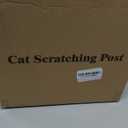 Cat Scratching Post, Sisal, Interactive Furniture Toys for Indoor Cats Adults, 2 Mounting Methods Scratcher Tree Tower with Hanging and Ball Track, Activity Center for Kitten, 25 inches