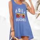 elescat Womens Swimsuit Cover Up Summer Sleeveless T Shirt Beach Dress Tank Bikini Coverups 2026