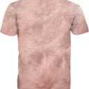 uideazone Mens Short Sleeve T-Shirt Casual 3D Creative Print Crewneck Graphic Tees (XXL)