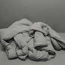 Bedsure Cooling Comforter King Size - GentleSoft Double Sided Cooling Blanket for Hot Sleepers, Q-Max>0.4, Breathable & Lightweight Duvet Insert, Gifts for Women, Men, Grey, 102x90 Inches