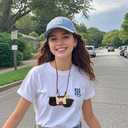 Stylish Puppy Shaped PU Leather Eyeglasses Strap Holder with Adjustable Length - Sunglasses Case for Women and Men (Black)