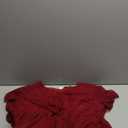 SCOMCHIC Womens Plus Size Wedding Guest Dress Formal Lace Wrap V Neck High Low Short Sleeve Cocktail Maxi Dresses XL-4XL (3X-Large Plus, Burgundy)