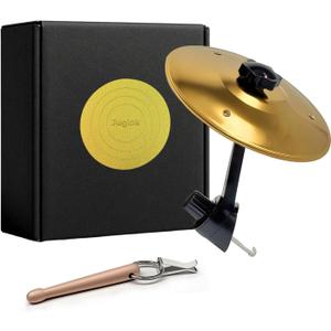 Car Crash Cymbal, Car Crash Cymbal Air Vent,Crisp Metallic Sound - Quirky Gift for Road Trips & Music Lovers (gold)