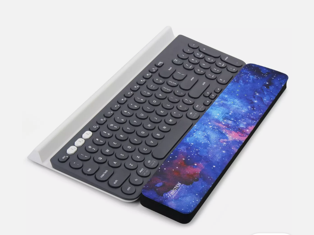 Galaxy Keyboard Wrist Rest Anti Slip Ergonomic Pad Support Cushion 13.8 x 2.8 in
